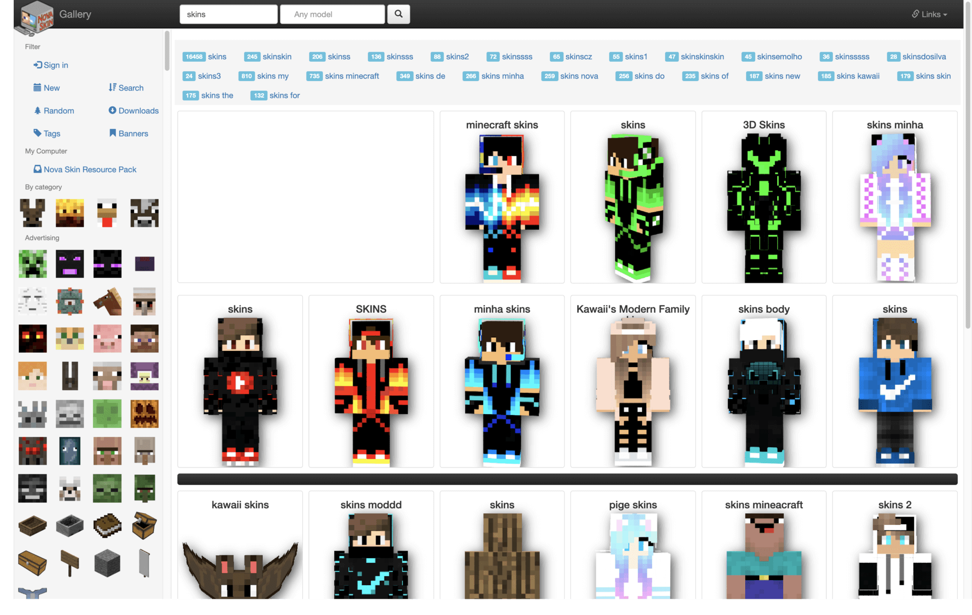 配布サイト16 まとめ！マインクラフト の スキン を ダウンロード できるサイトをご紹介！スキンを作ってくれる人も教えます
