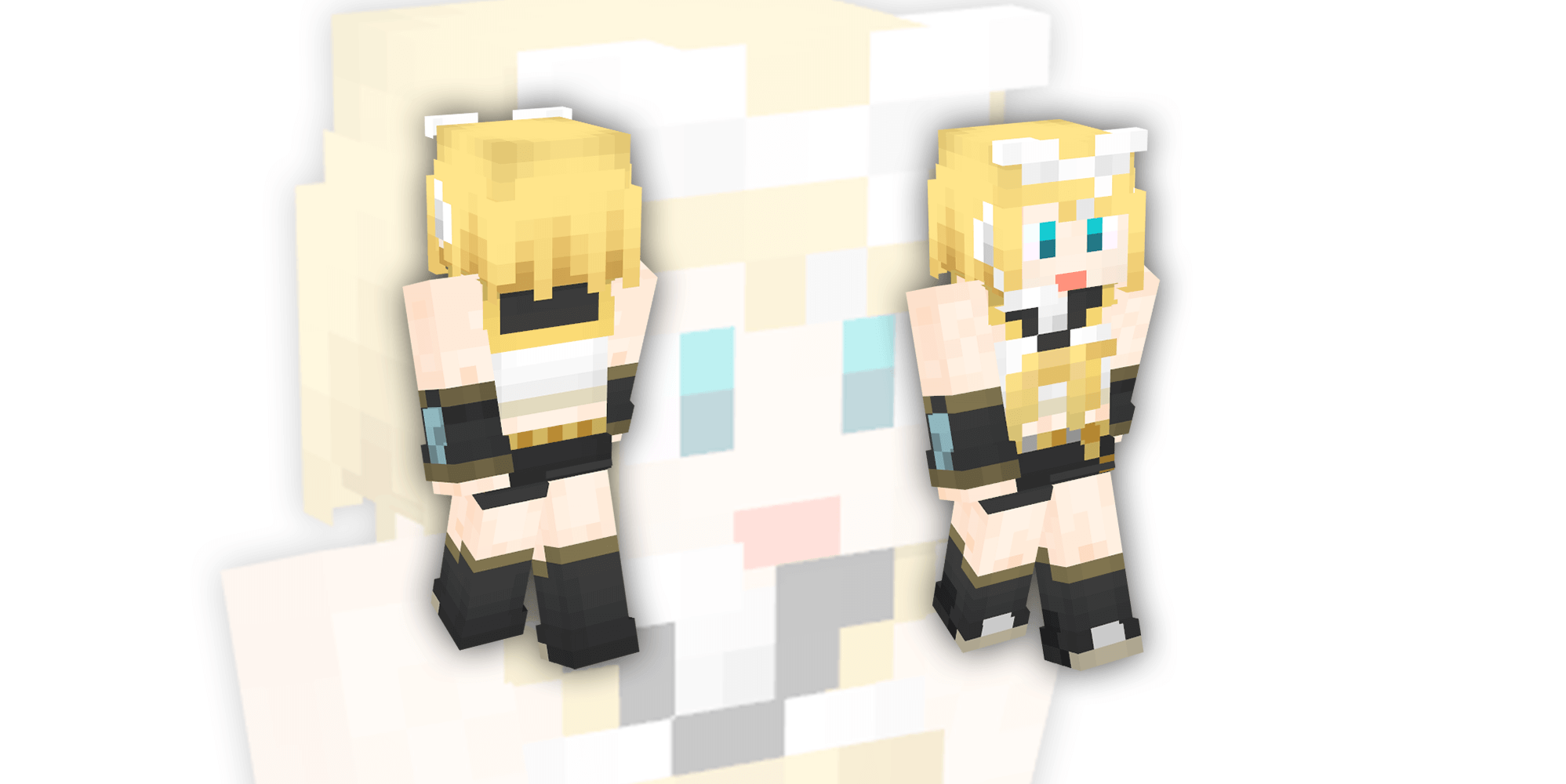 Minecraft 鏡音リン Character Skin Tarcoon Cartoon たぁくんカートゥーン Official Web Site