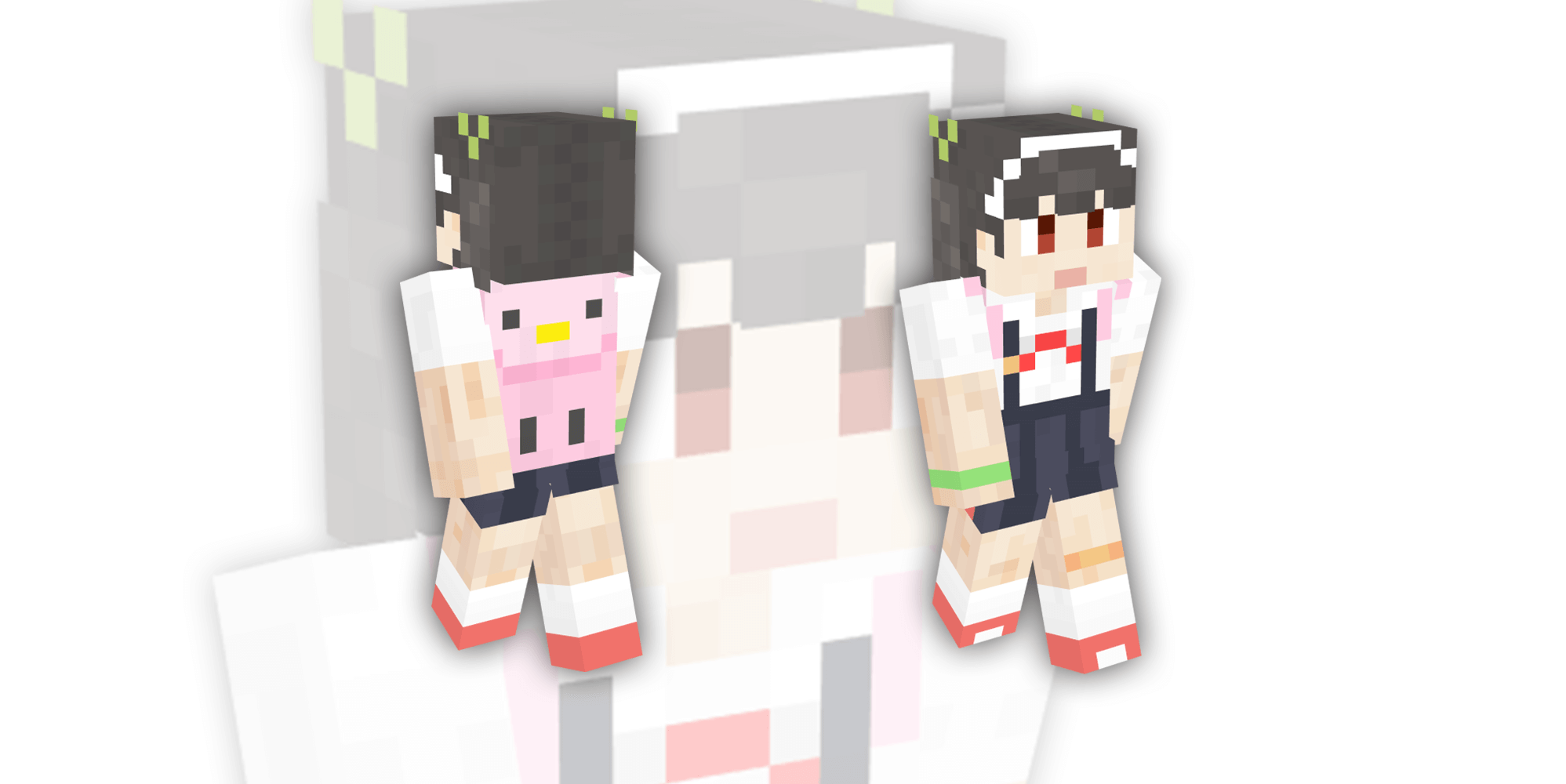 Minecraft 八九寺真宵 Character Skin Tarcoon Cartoon たぁくんカートゥーン Official Web Site